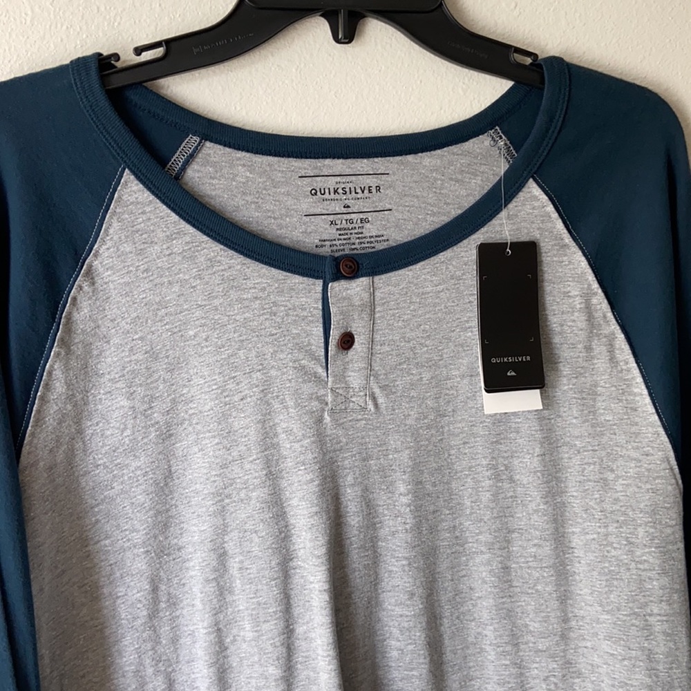 Henley - Long Sleeve Henley Top for Men - Picture 6 of 7